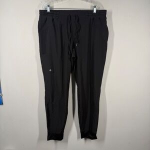 Barco One Womens Black Jogger Scrub Pants XL Cargo Pockets BOP513 Activewear